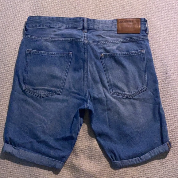 Men’s Light Blue H&M Jean Shorts Slim Fit W32 - Picture 2 of 4